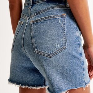 Abercrombie and fitch women's high rise dad shorts
